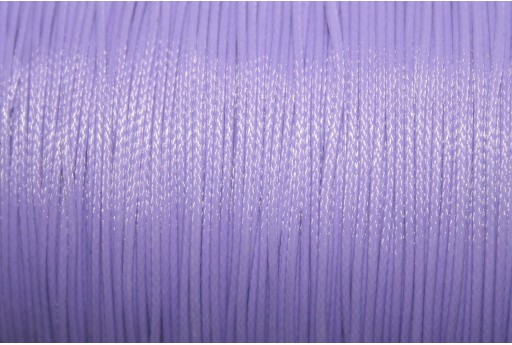 Light Violet Waxed Polyester Cord 0,5mm - 12m