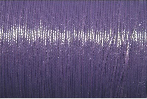 Filo Poliestere Cerato - Viola Medio 0,5mm - 12mt