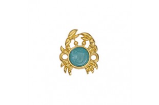 Link Granchio - Oro Giada 13,2x15,7mm - 1pz