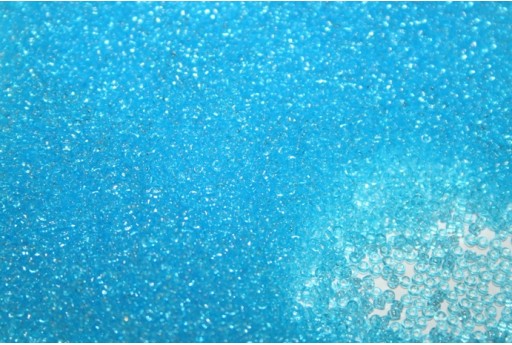 Perline Toho Transparent Aquamarine 15/0 - 10gr