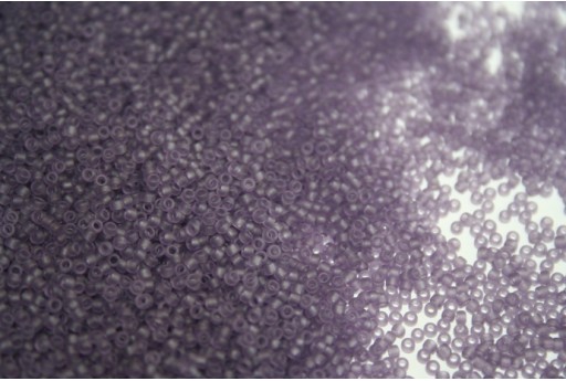 Rocailles Toho Seed Beads Transparent Frosted Sugar Plum 15/0 - 10g