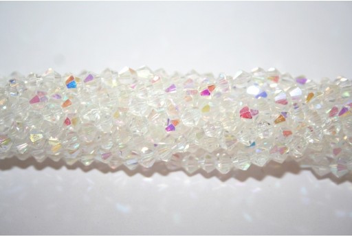Chinese Crystal Beads Bicone Crystal AB 4mm - 100pcs