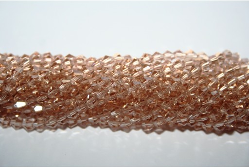 Chinese Crystal Beads Bicone Beige 4mm - 100pcs