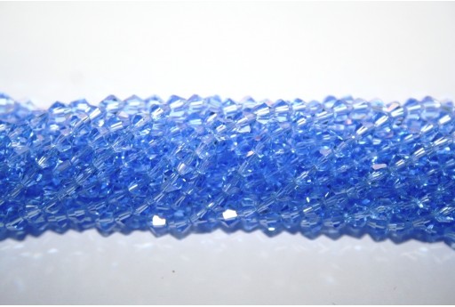 Perline Bicono Cinese Blue Chiaro 4mm - 100pz