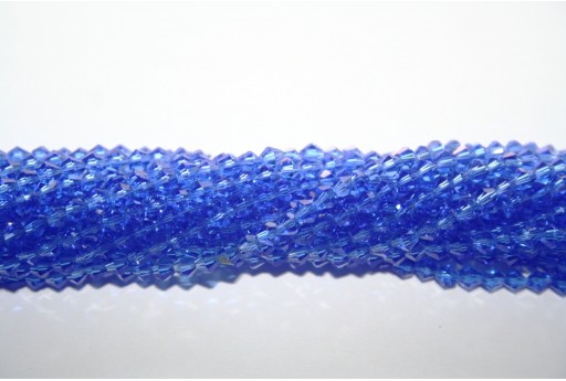 Perline Bicono Cinese Blue 3mm - 100pz