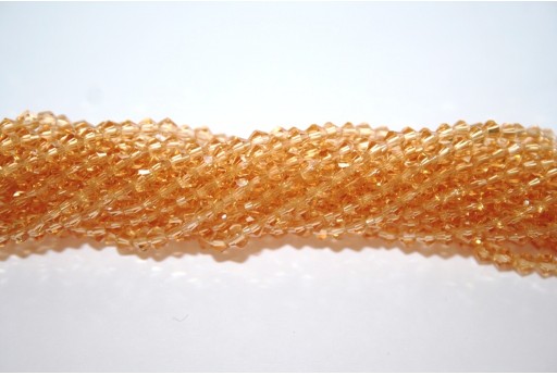 Perline Bicono Cinese Oro 3mm - 100pz