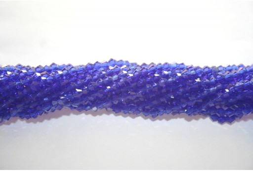 Chinese Crystal Beads Bicone Dark Blue 3mm - 100pcs