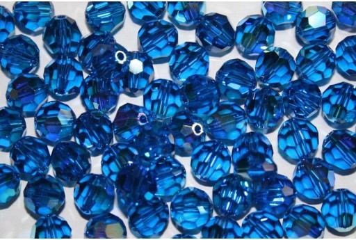 Perline Round 5000 Swarovski Capri Blue 6mm - 5pz