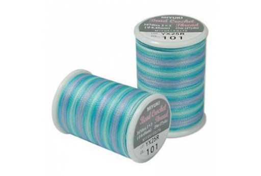 Filo Miyuki per Crochet Celeste 0,45mm - 25mt