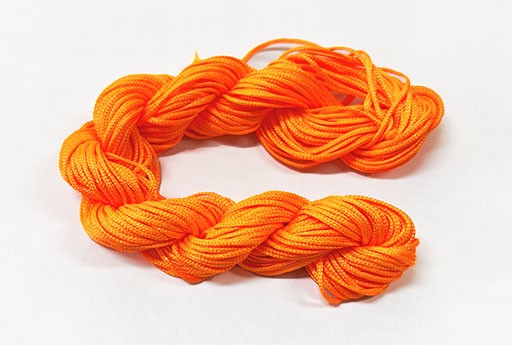 Matassina Filo Nylon Intrecciato Arancio Neon 1mm - 26mt