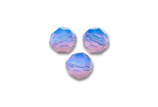 Round Swarovski 5000 Violet Opal 8mm - 4pcs