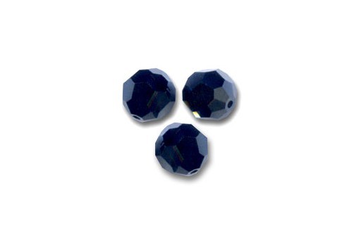 Perline Round 5000 Swarovski Jet Hematite 2x 8mm - 4pz