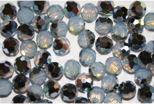 Perline Round 5000 Swarovski White Opal Star Shine 8mm - 4pz
