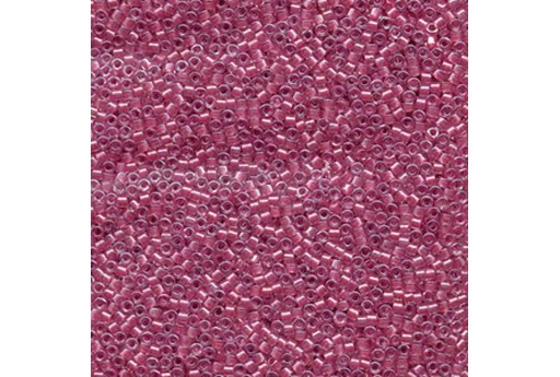 Perline Delica Miyuki Sparkling Rose Lined 11/0 - 8gr Perline Delica Miyuki Sparkling Rose Lined 11/0 - 8gr
