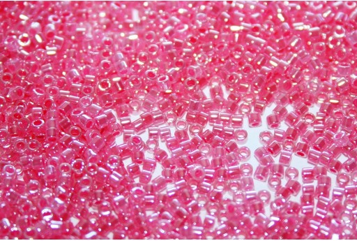 Perline Delica Miyuki Lined Crystal Rose Luster 11/0 - 8gr Perline Delica Miyuki Lined Crystal Rose Luster 11/0 - 8gr