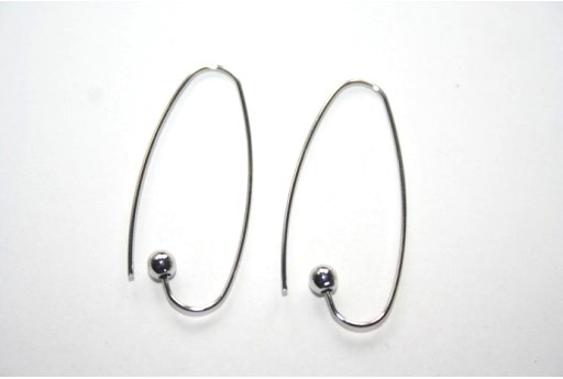 Long Brass Earwires 15x39mm - 2pcs