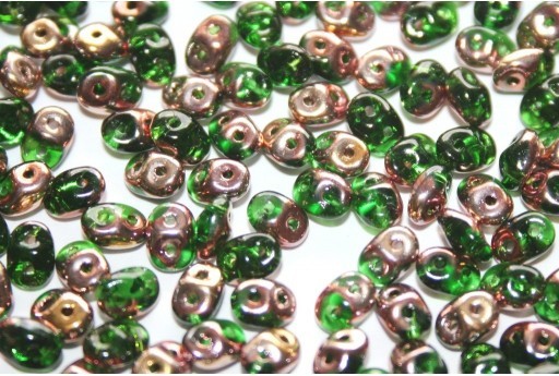 Superduo Beads Chrysolite Capri Gold 2,5x5mm - 10gr