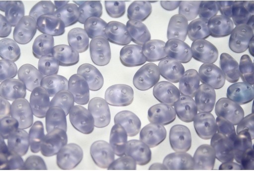 Superduo Beads Light Violet Matte 2,5x5mm - 10gr