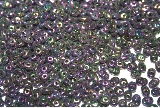 Perline Superduo Iris Purple 2,5x5mm - 10gr