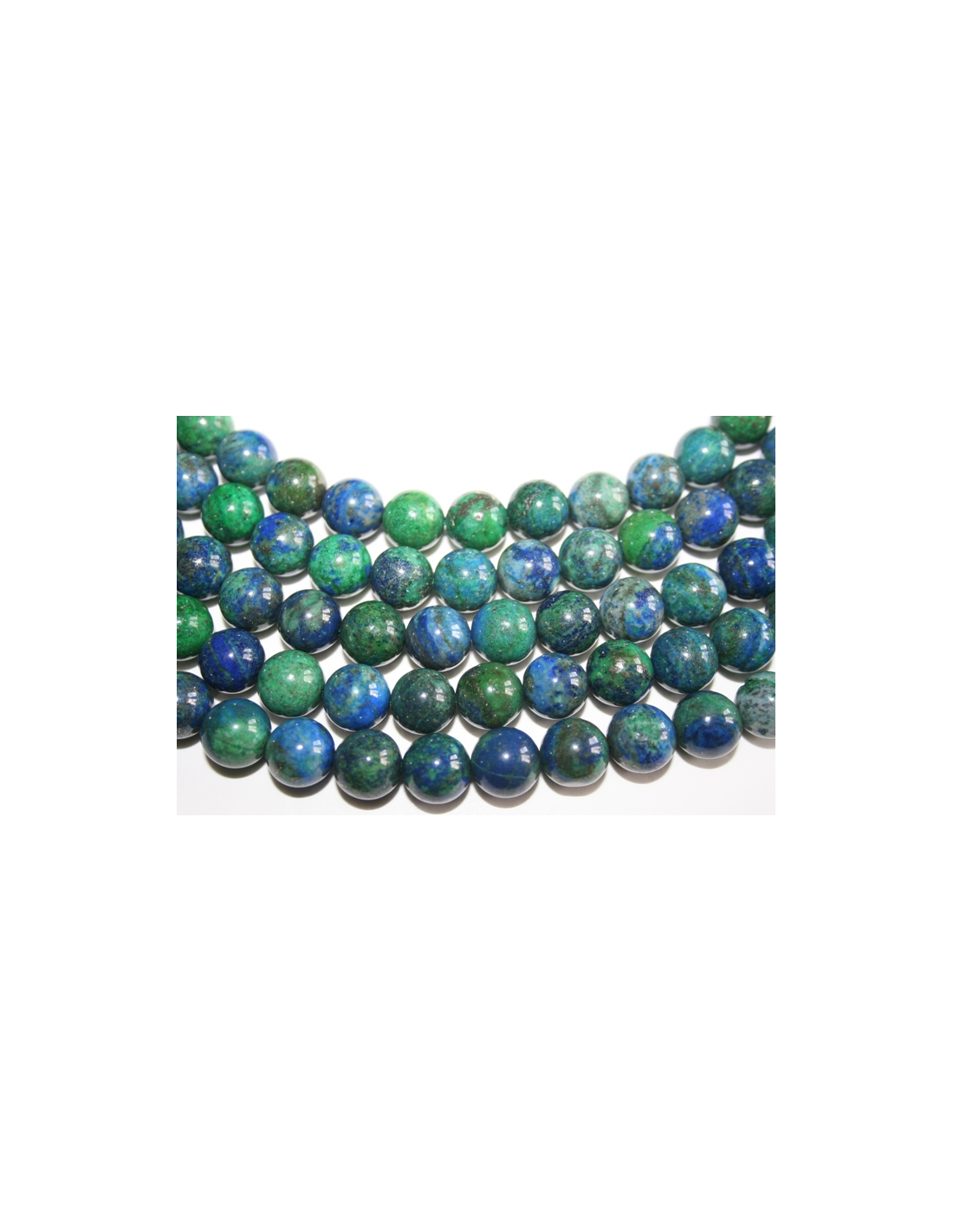 Chrysocolla Beads Sphere 12mm - 2pz - Perlinebijoux.com