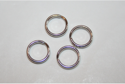 My-Bead 2 pezzi anellini Ø 8mm Argento 925 senza nichel occhielli aperto Ø 1mm filo per la creazione di Gioielli DIY 