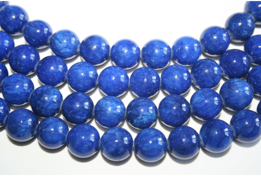 Filo 32 Pietre Giada Mashan Blue Sfera 12mm GI200