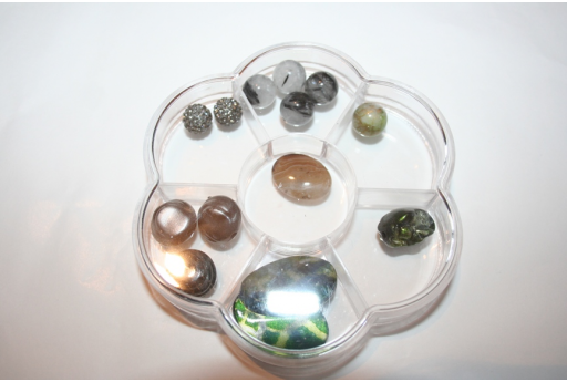 Contenitore per Perline Fiore 10,5x9,2cm. UT12 2