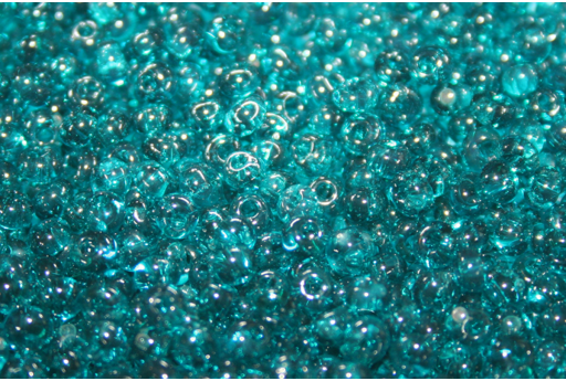 Perline Toho Magatama 3mm, 10gr., Transparent Capri Blue CM37BD