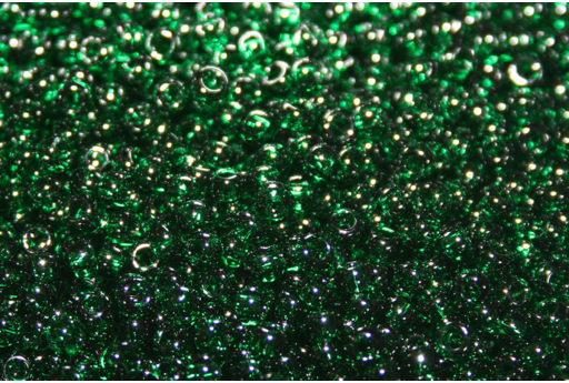 Perline Toho Round Rocailles 8/0, 10gr., Transparent Green Emerald Col.939