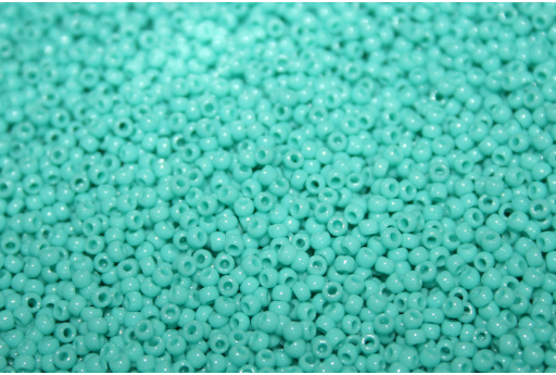 Perline Toho Round Rocailles 11/0, 10gr. Opaque Turquoise Col.55