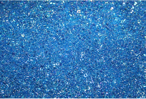 Perline Delica Miyuki Color-Lined Blue/Crystal AB 11/0 - 8gr
