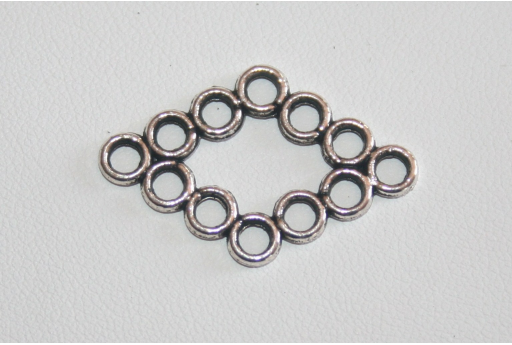 Connettori Argento Tibetano 29,5x19mm - 4pz