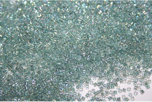 Perline Delica Miyuki Lined Light Sea Foam AB 11/0 - 8gr
