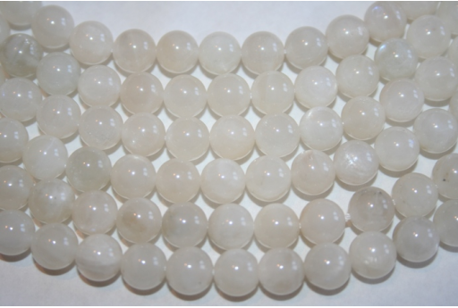 Filo 48 Pietre Moonstone Bianca Sfera 8mm PL03