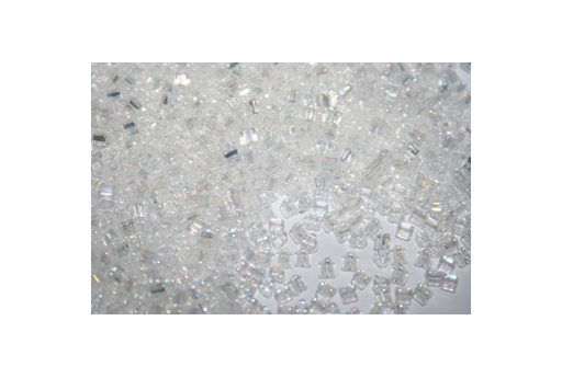 Perline Toho Triangoli 8/0, 10gr., Trans-Rainbow Crystal TT161