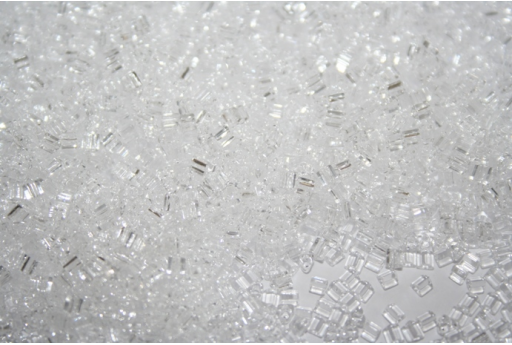 Perline Toho Triangoli 11/0, 10gr., Transparent Crystal TT11-1