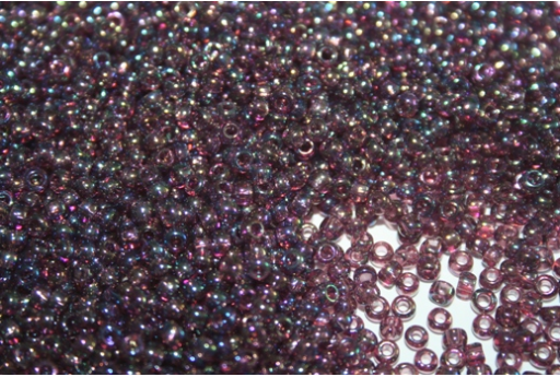 Perline Toho Round Rocailles 8/0, 10gr., Trans-Rainbow Med Amethyst CR8166B