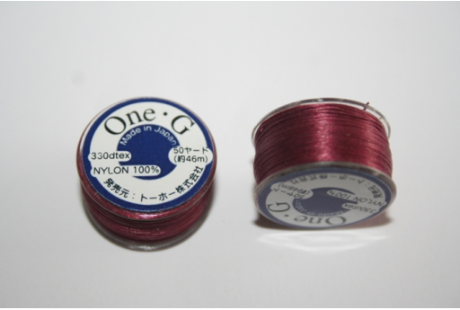 Toho One-G Nylon Beige Thread 50 Yard Bobbin