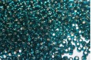 Perline Toho Round Rocailles 6/0, 10gr., Silver-Lined Teal Col.27BD