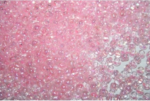 Perline Toho Round Rocailles 6/0, 10gr., Trans-Rainbow Ballerina Pink Col.171D