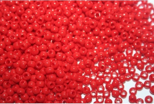 Perline Toho Round Rocailles 6/0, 10gr., Opaque Cherry Col 45A