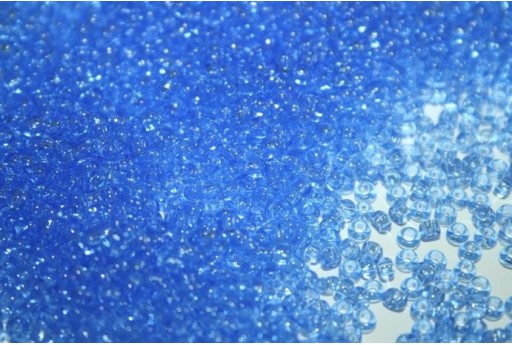 10gr. Perline Rocailles Toho 8/0 Transparent Dark Aquamarine Col.3B