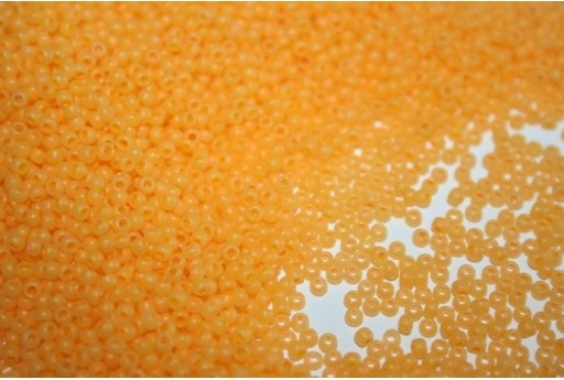 10gr Perline Rocailles Toho 11/0 Inside Color Gold Luster Crystal/Opaque Gray Col.266