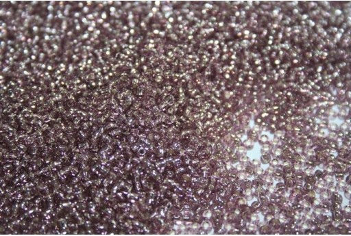 10gr Perline Rocailles Toho 11/0 Inside Color Gold Luster Crystal/Opaque Gray Col.266