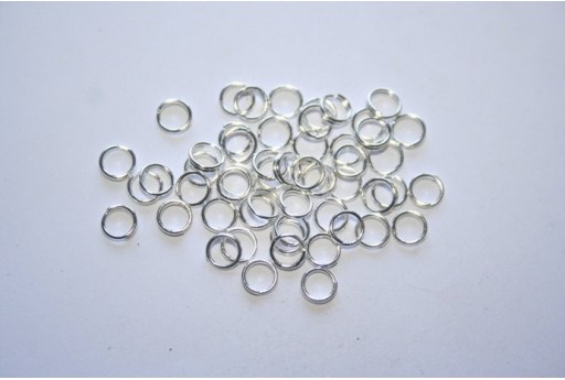 Anellini Brise' Colore Argento 5mm - 3gr