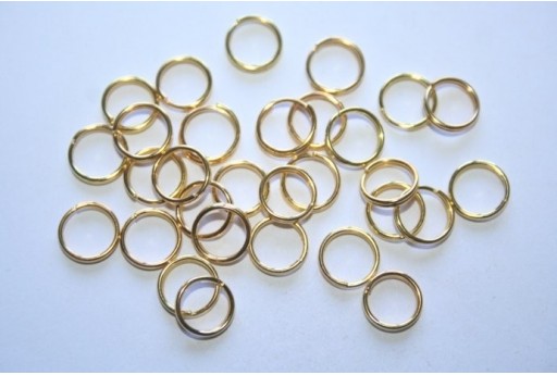 Anellini Brise' Colore Oro 8mm - 4gr.