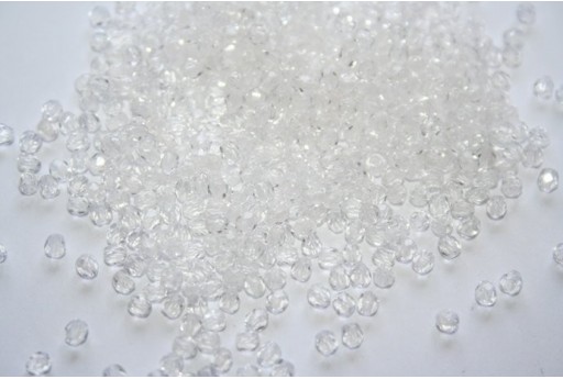 Perline Mezzi Cristalli Crystal 3mm - 60pz