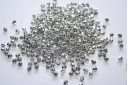 60 Perline Mezzi Cristalli 3mm Crystal Col.00030