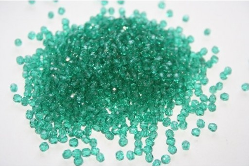 Perline Mezzi Cristalli Emerald 3mm - 60pz