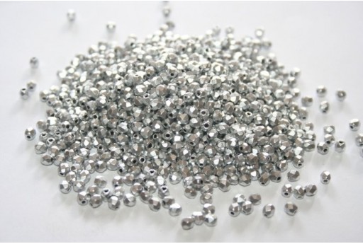 60 Perline Mezzi Cristalli 3mm Crystal Col.00030